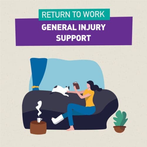 return to work support- general injury